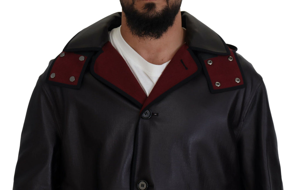 Dolce & Gabbana Cotton Hooded Parka in Black
