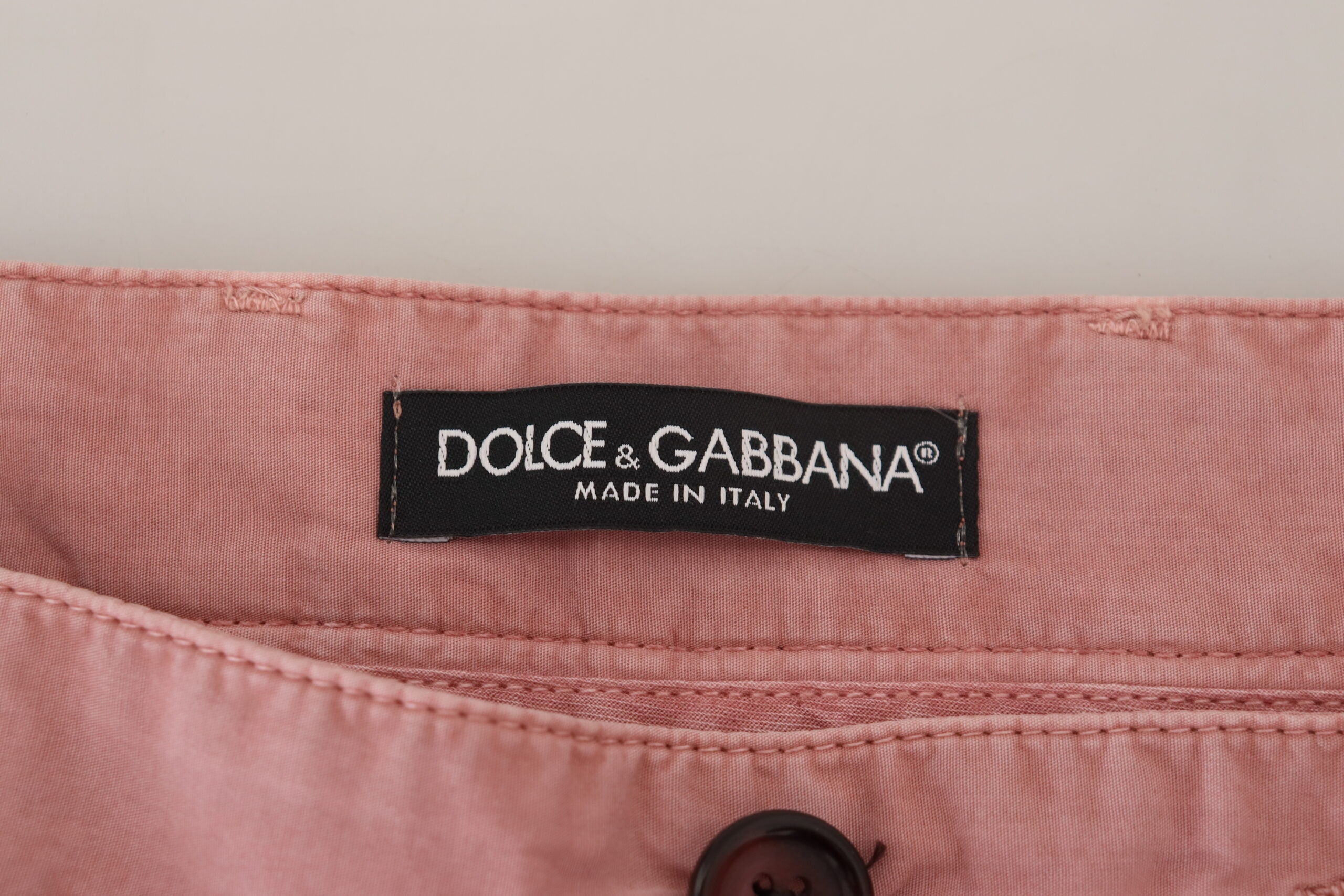 Dolce & Gabbana Βαμβακερό Shorts σε Ροζ