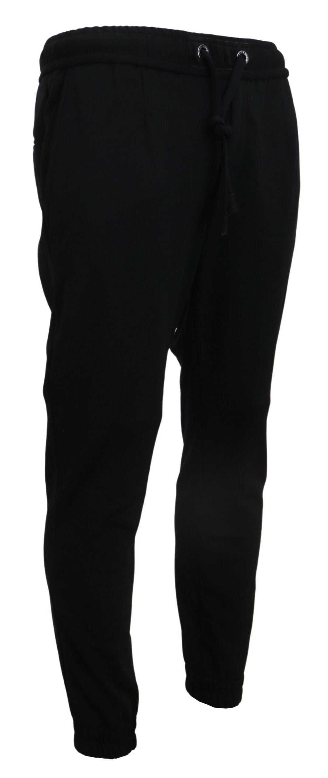 Black Mens Sport Wool Sweatpants Pants mens luxury fashion - Mens Edit