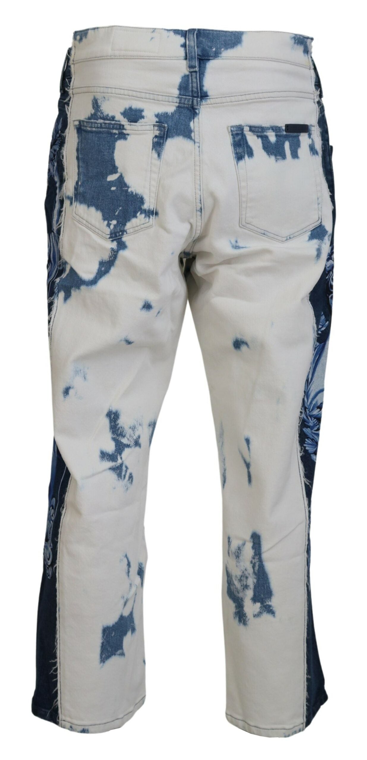 Dolce & Gabbana Βαμβακερά Jeans Loose Fit σε Μπλε