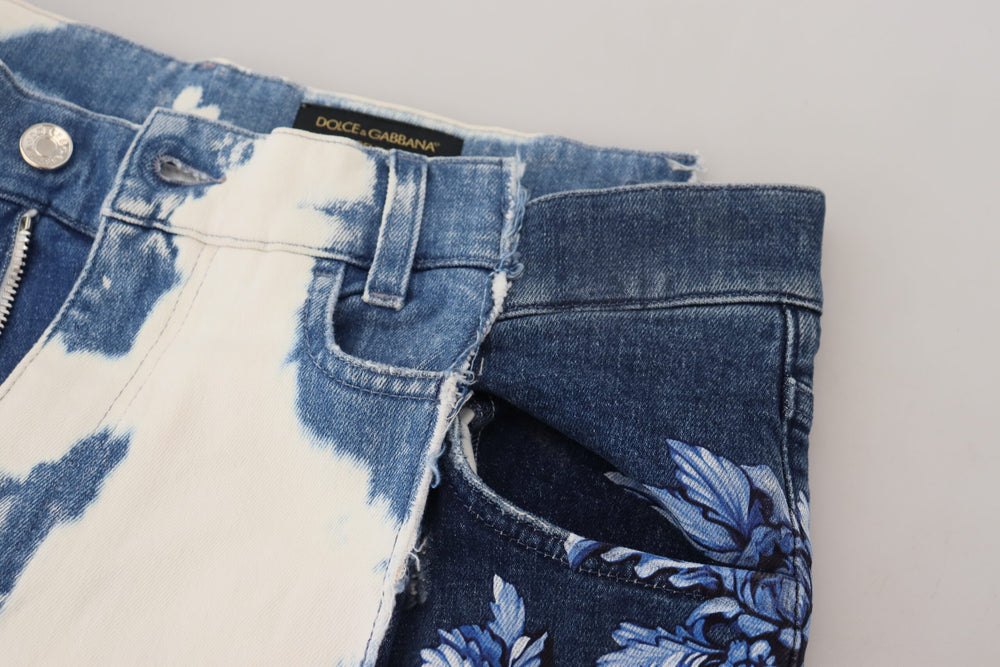 Dolce & Gabbana Cotton Loose Fit Jeans in Blue