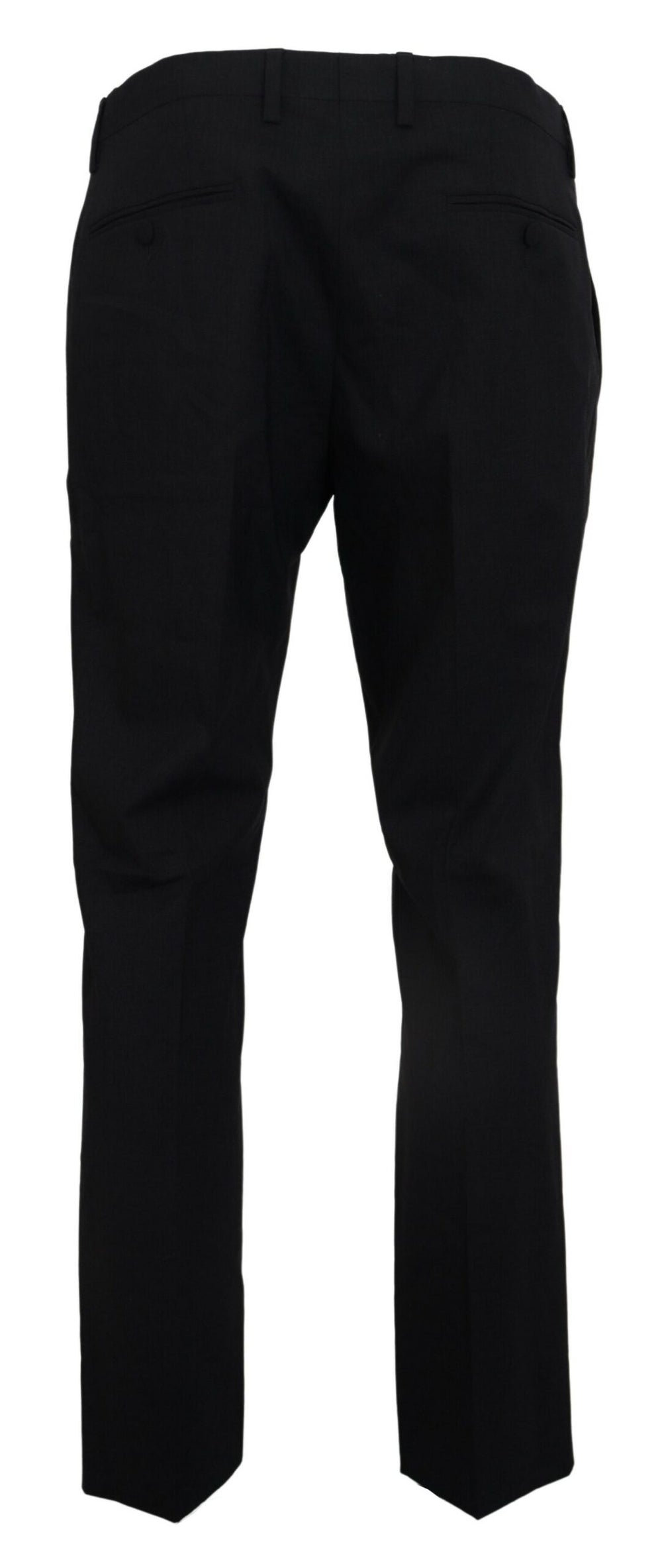 Dolce & Gabbana Wool Stretch Dress Trousers in Grey