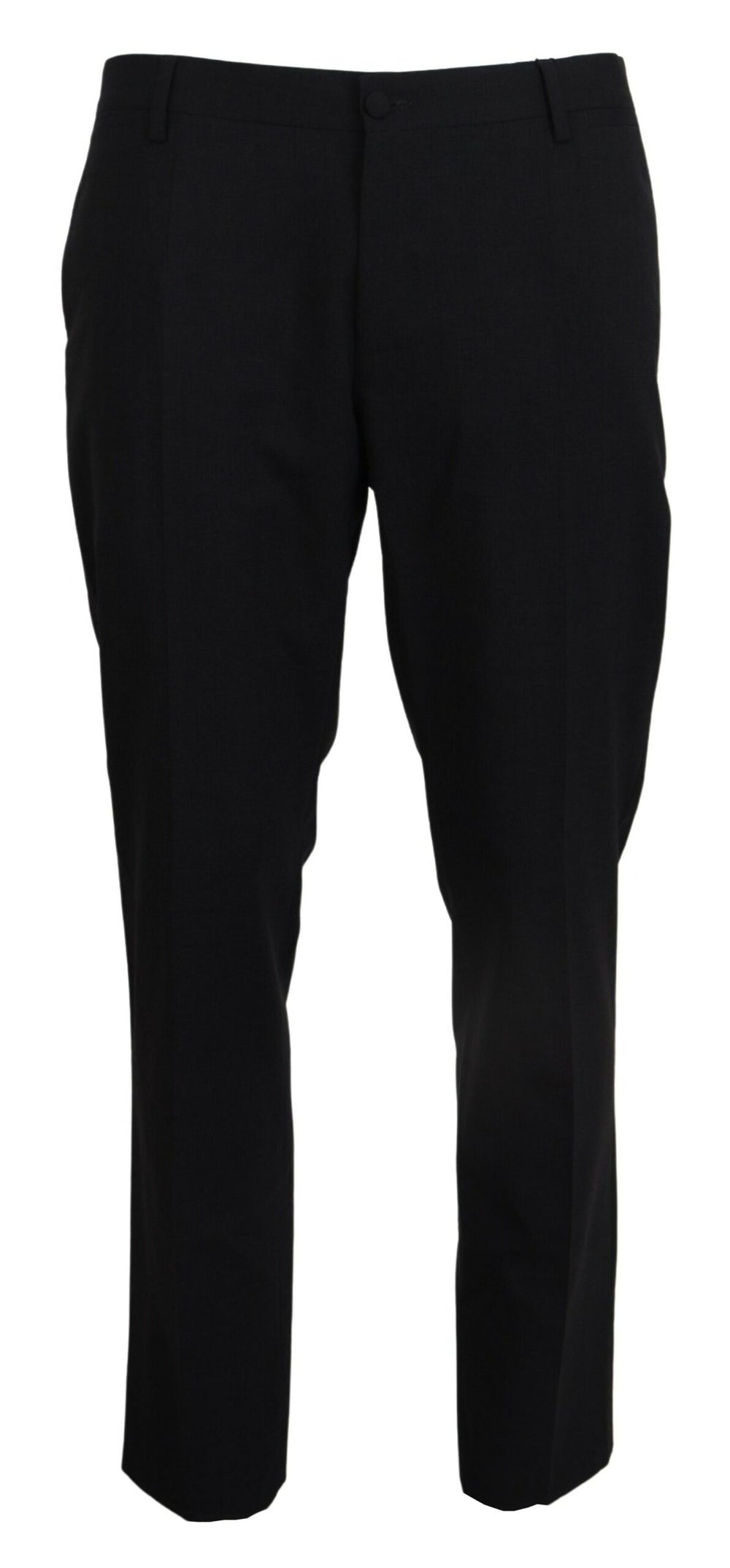 Dolce & Gabbana Wool Stretch Dress Trousers in Grey