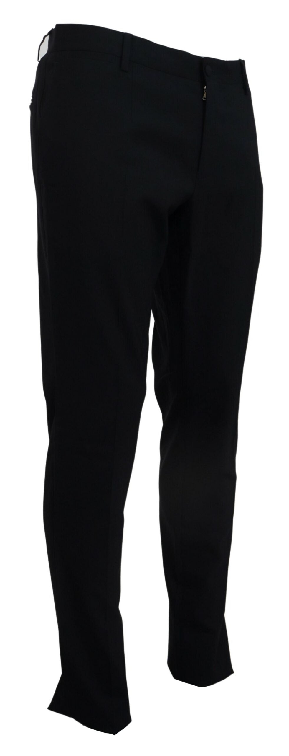 Blue Wool Stretch Dress Formal Slim Fit Pant mens luxury fashion - Mens Edit