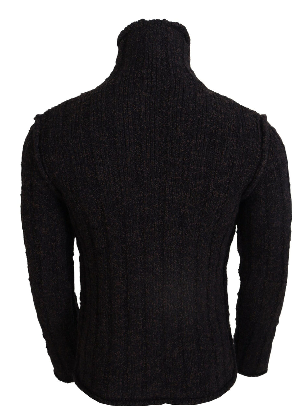 Dolce & Gabbana Wool Turtleneck Pullover Sweater in Brown