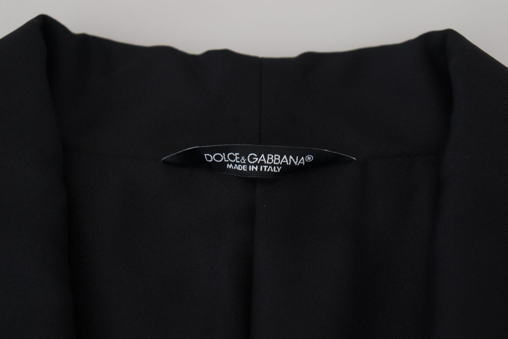 Dolce & Gabbana Striped Robe Blazer in Black and White