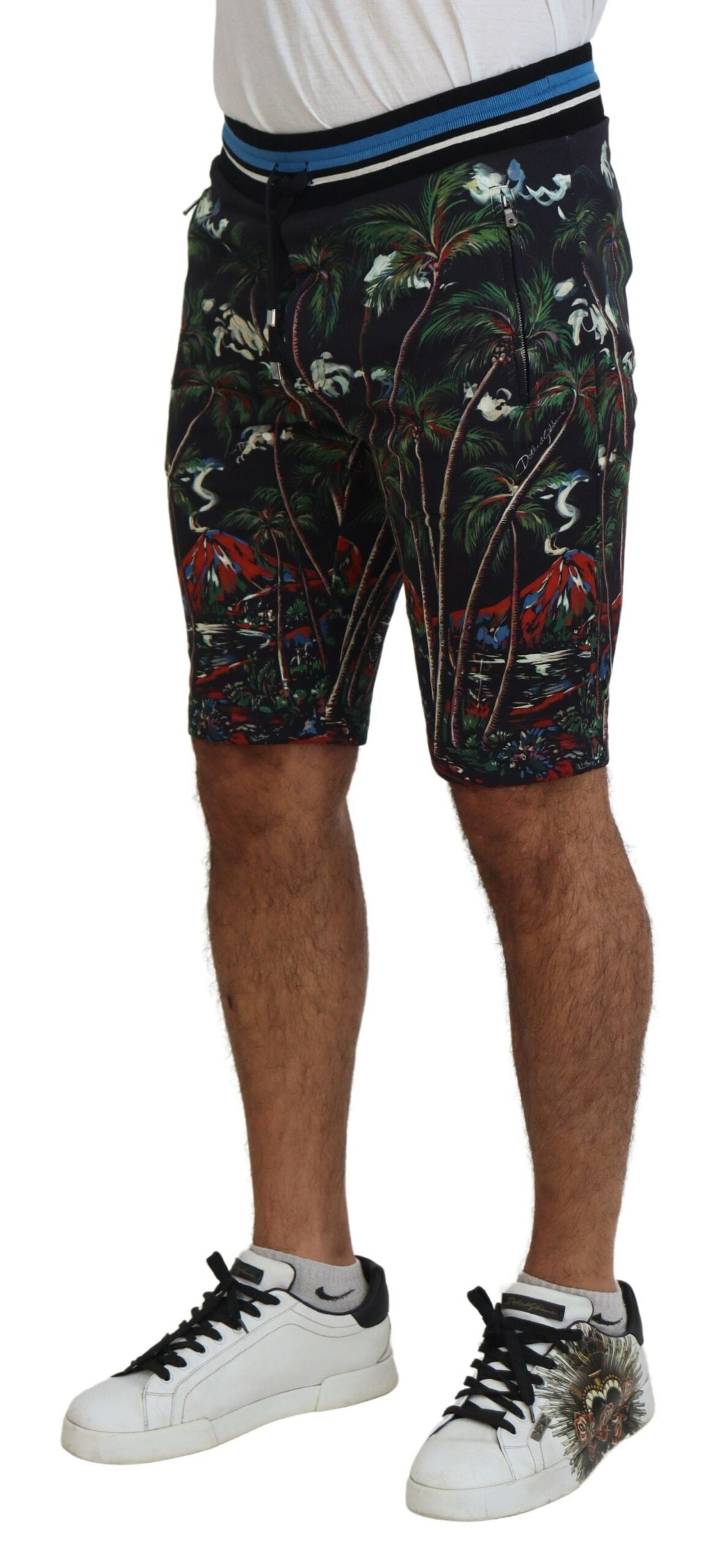Dolce & Gabbana Βαμβακερό Shorts σε Μαύρο