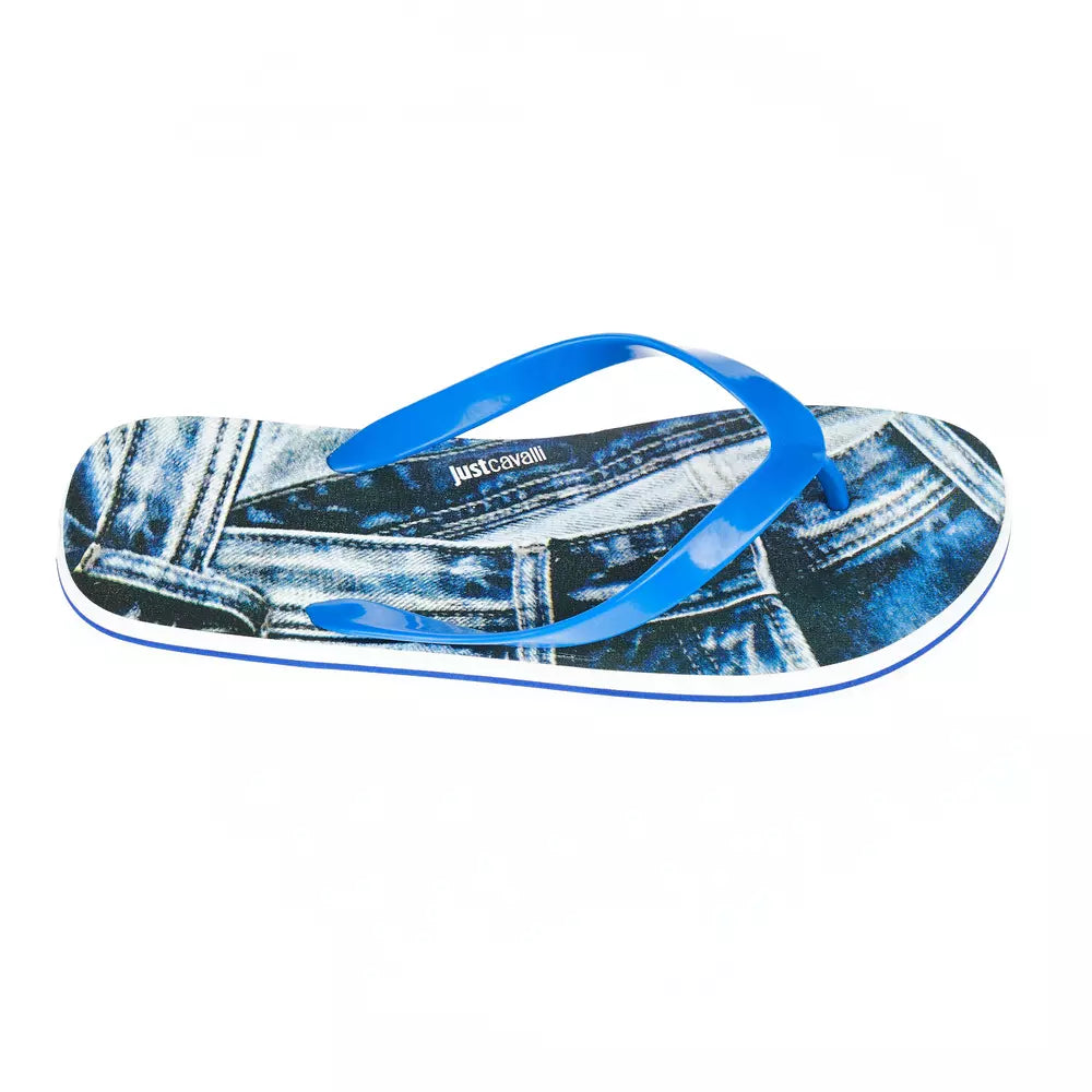 Just Cavalli Ανδρικό Σανδάλι Light Blue EVA