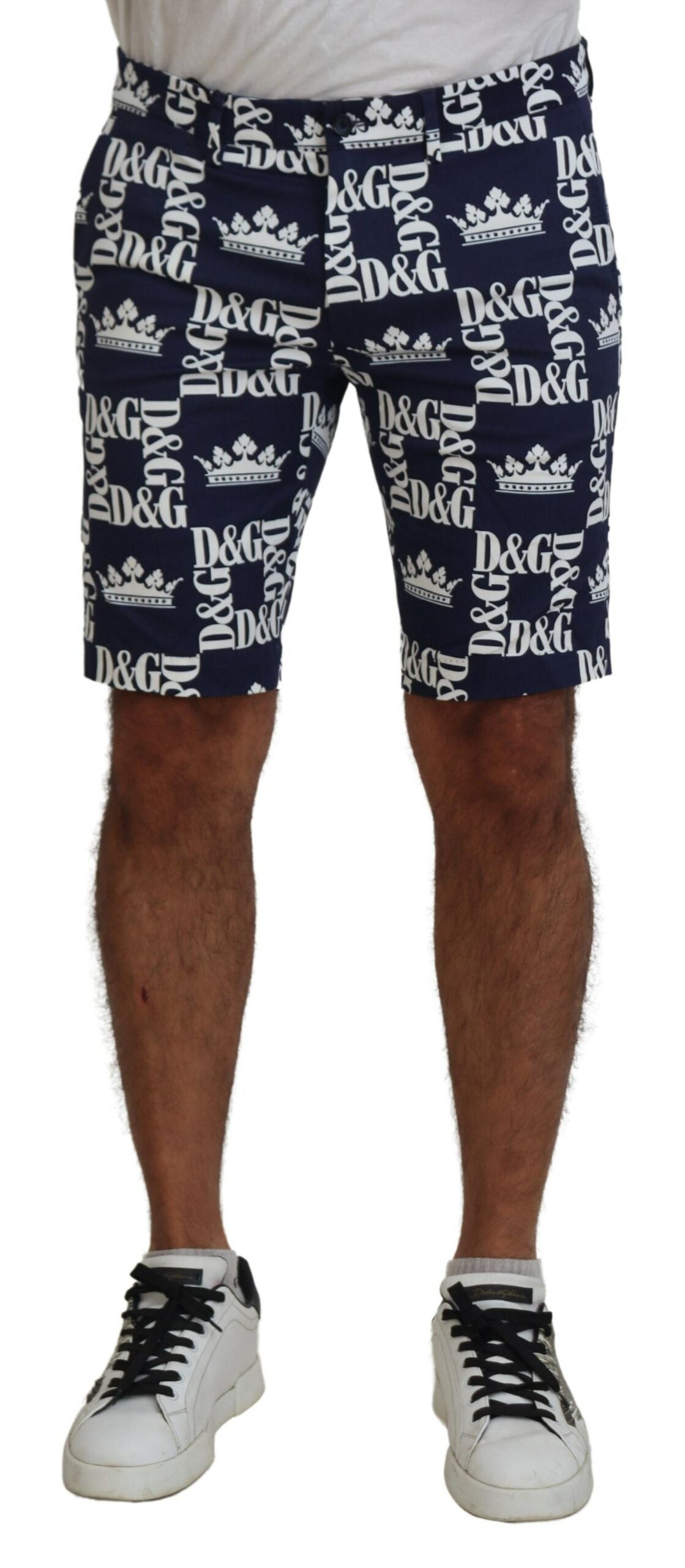 Dolce & Gabbana Βαμβακερό Chino Shorts σε Μπλε