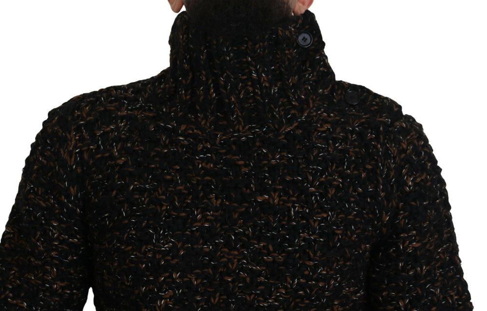 Dolce & Gabbana Fatto A Mano Turtleneck Sweater in Brown