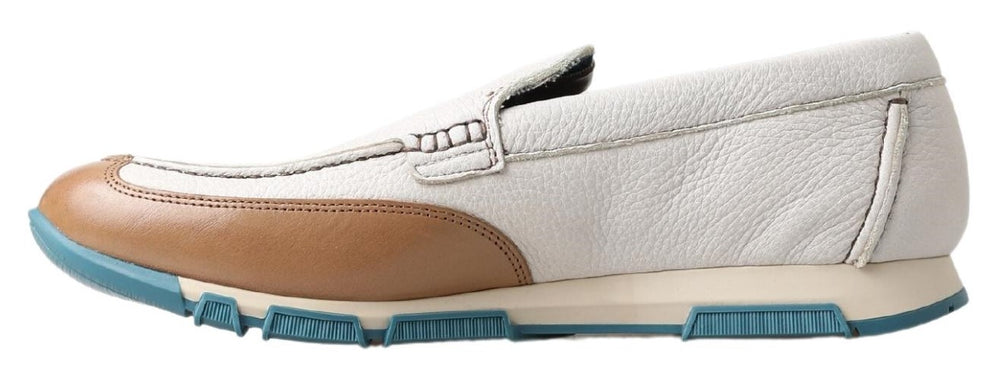 Dolce & Gabbana Leather Loafers in White