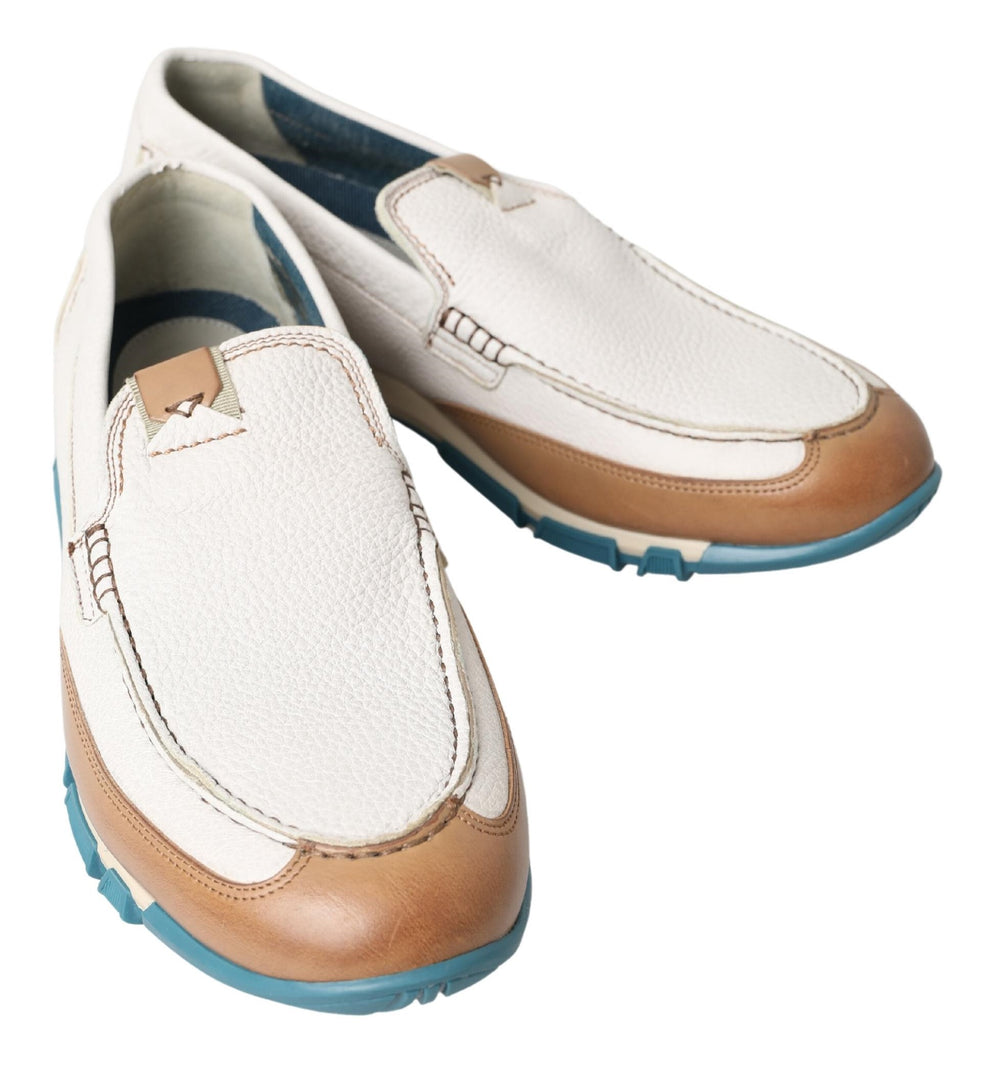 Dolce & Gabbana Leather Loafers in White