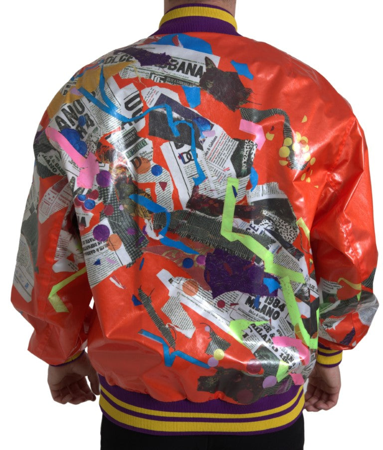 Dolce & Gabbana Jacket από 100% Πολυεστέρα σε Πορτοκαλί