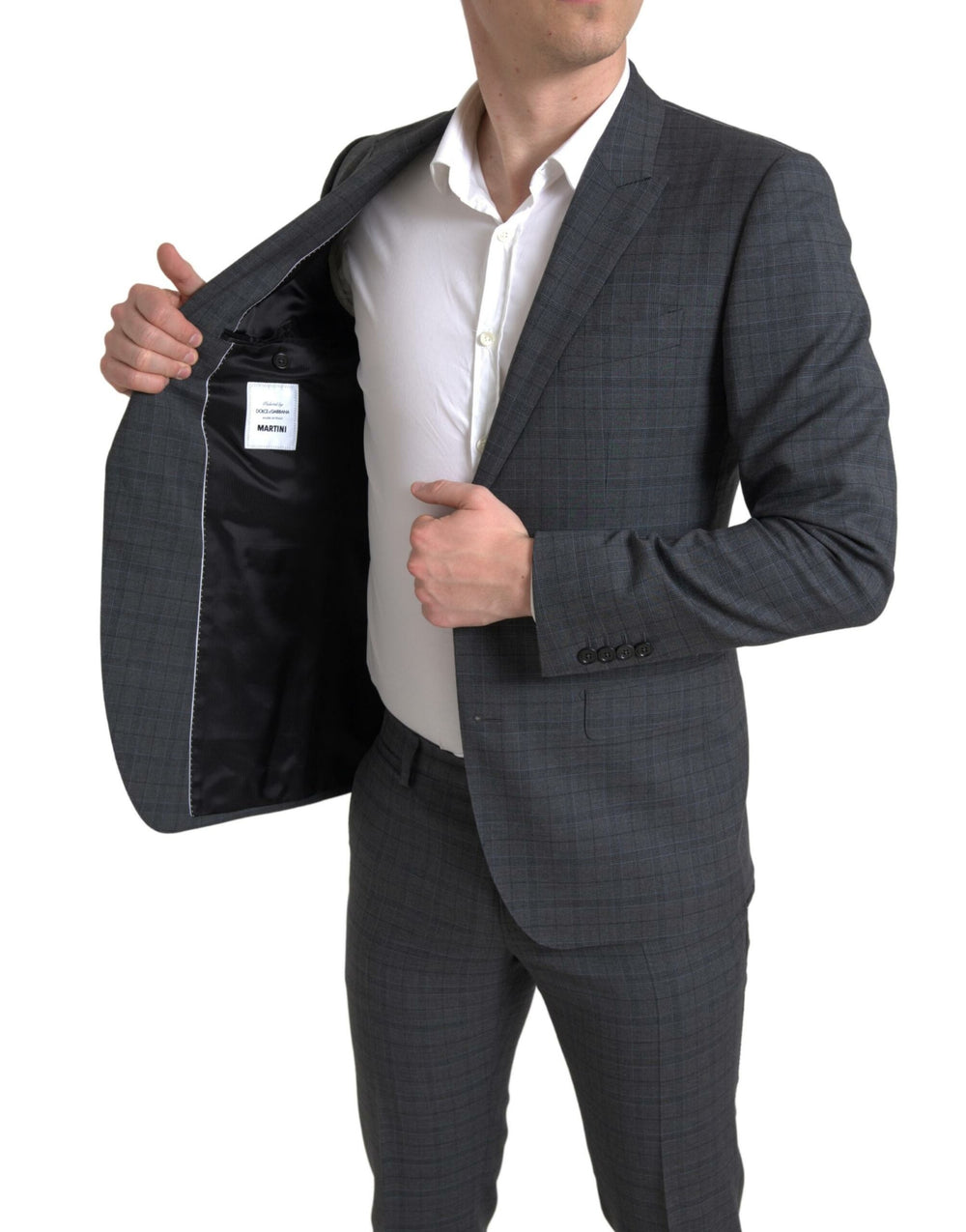 Dolce & Gabbana Virgin Wool MARTINI Suit in Grey