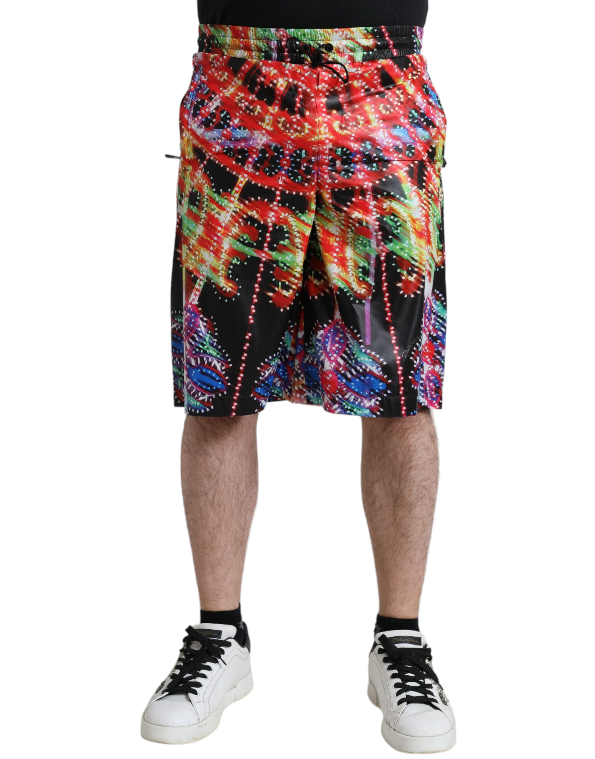 Dolce & Gabbana Bermuda Shorts με Luminarie Print σε Πολύχρωμο