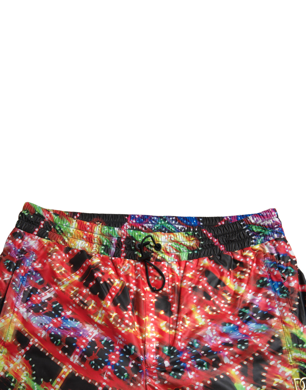 Dolce & Gabbana Luminarie Print Bermuda Shorts in Multicolor