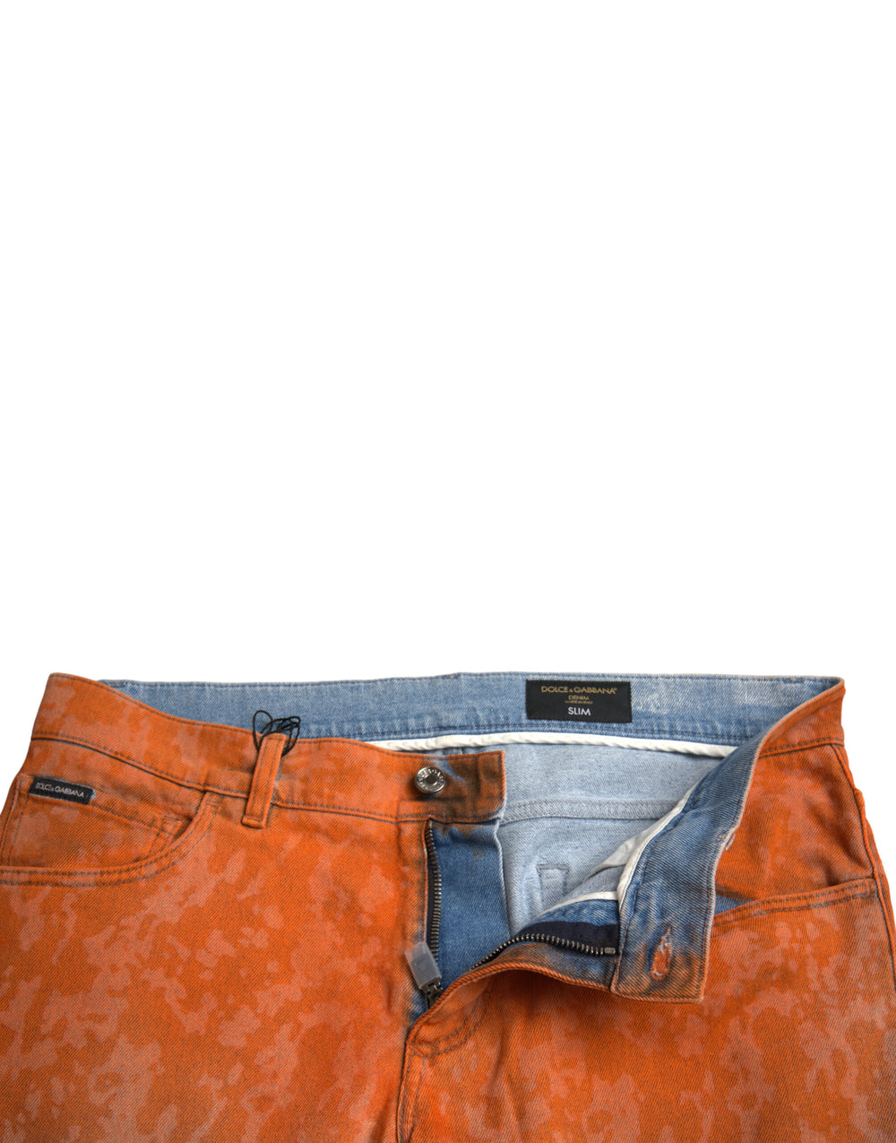 Dolce & Gabbana Slim Fit Ombre Denim Jeans in Multicolor