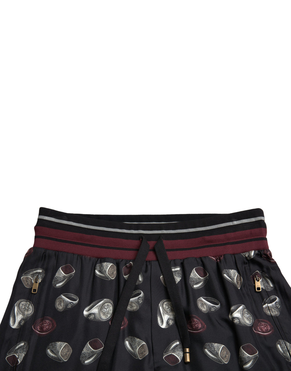 Dolce & Gabbana Silk Jogging Trousers in Black