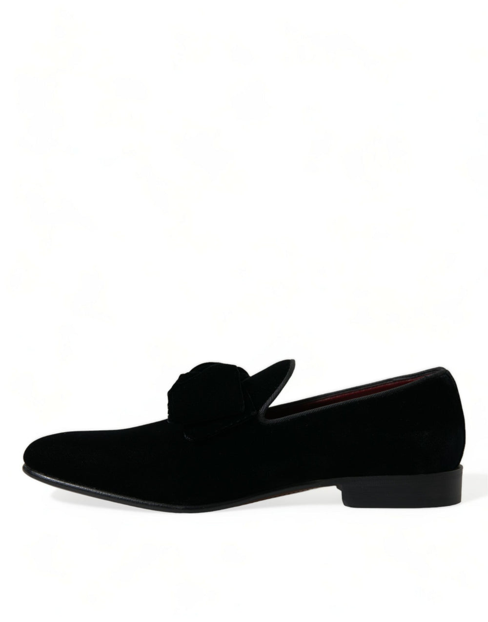 Dolce & Gabbana Velvet Loafers in Black