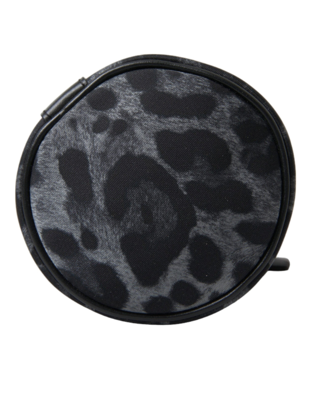 Dolce & Gabbana Leopard Print Bottle Cage Bag in Black