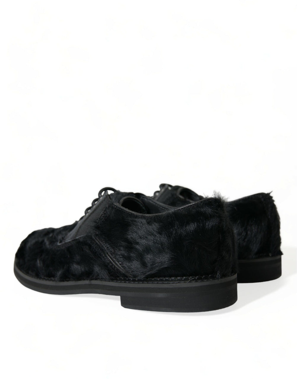 Dolce & Gabbana Leather Derby Shoes in Black