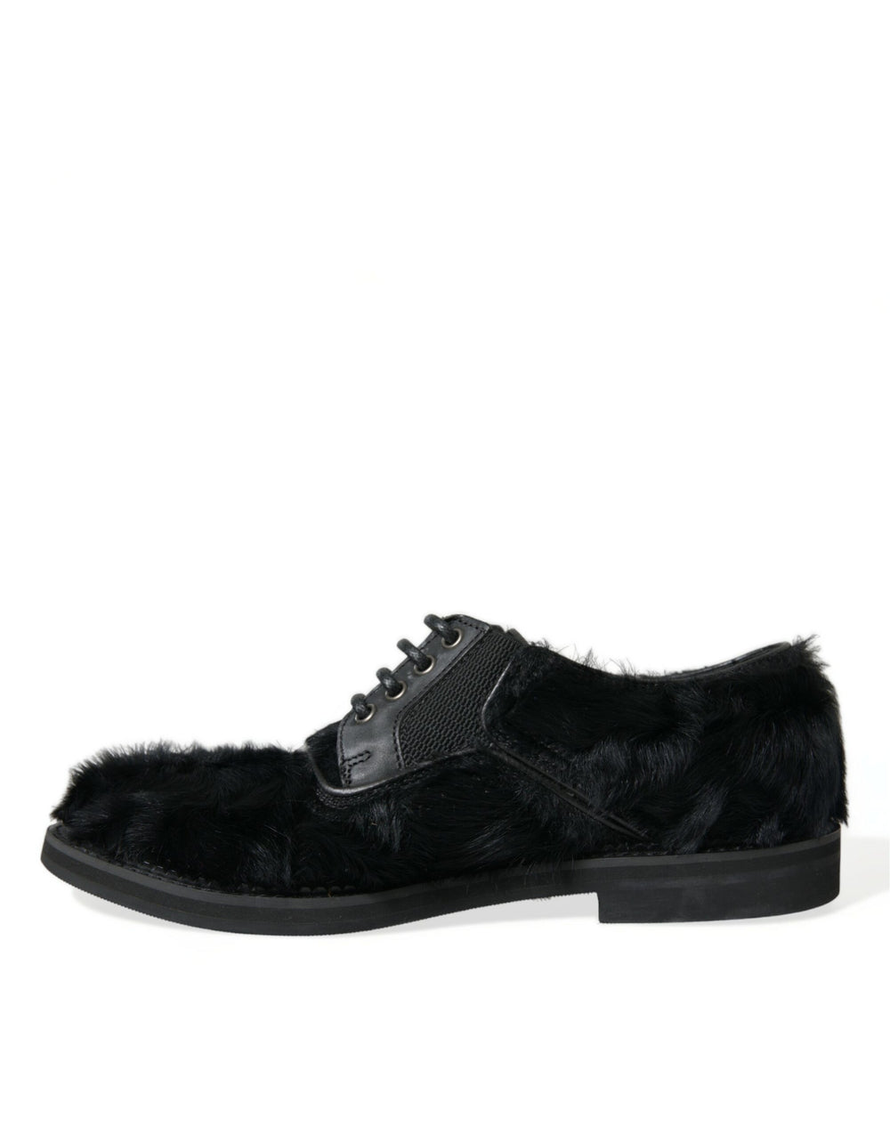 Dolce & Gabbana Leather Derby Shoes in Black