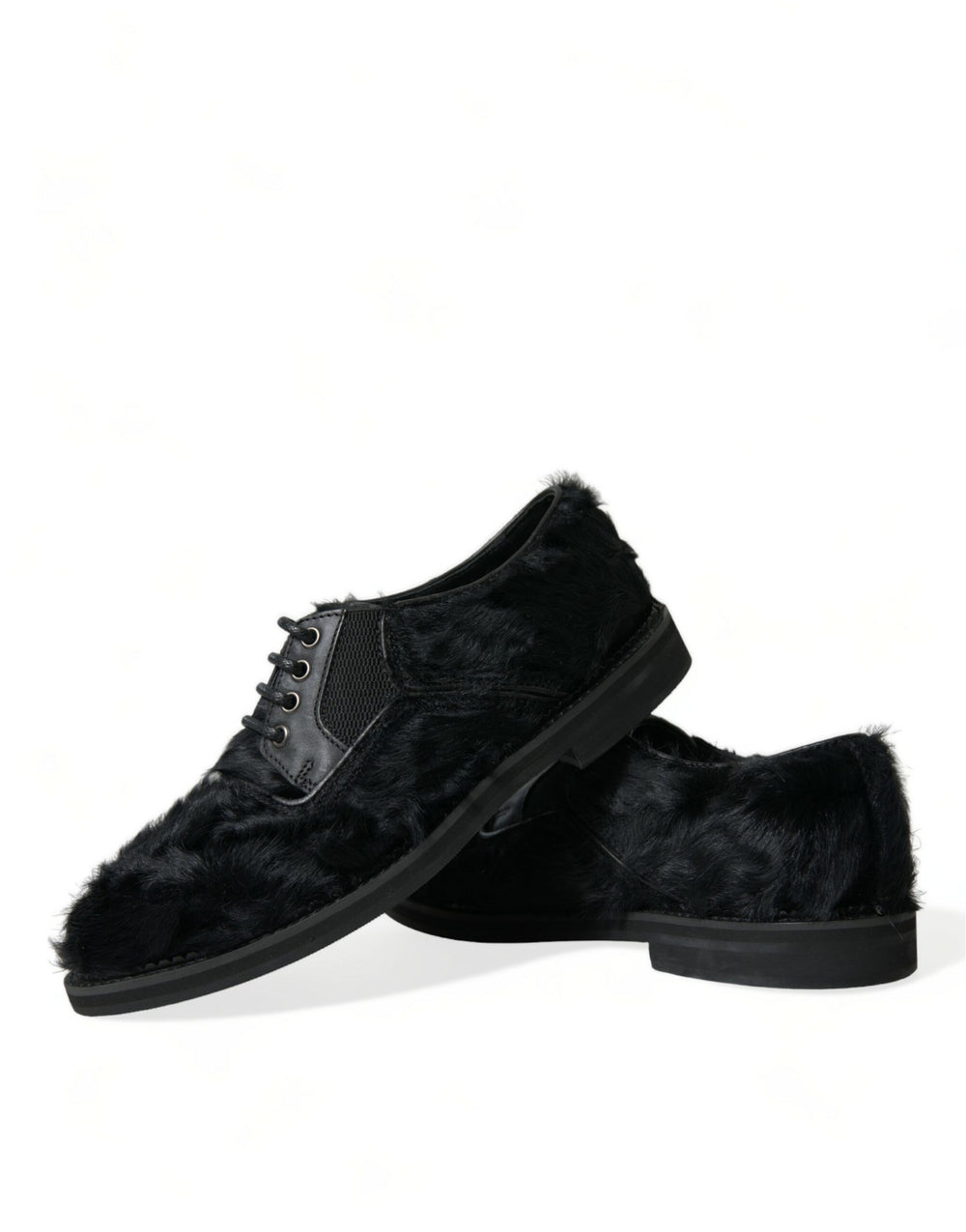 Dolce & Gabbana Leather Derby Shoes in Black
