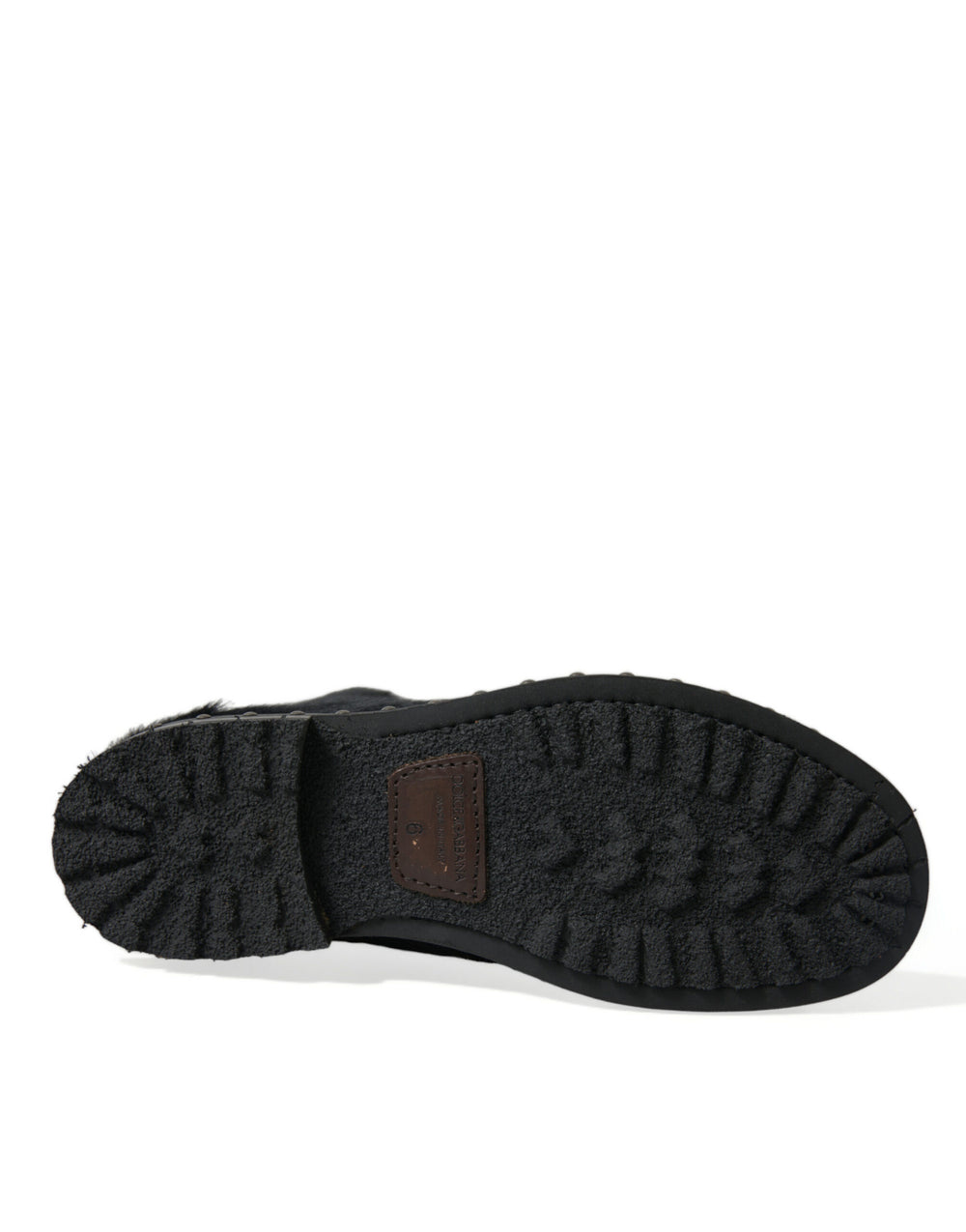 Dolce & Gabbana Calf Leather Mid-Calf Boots in Black