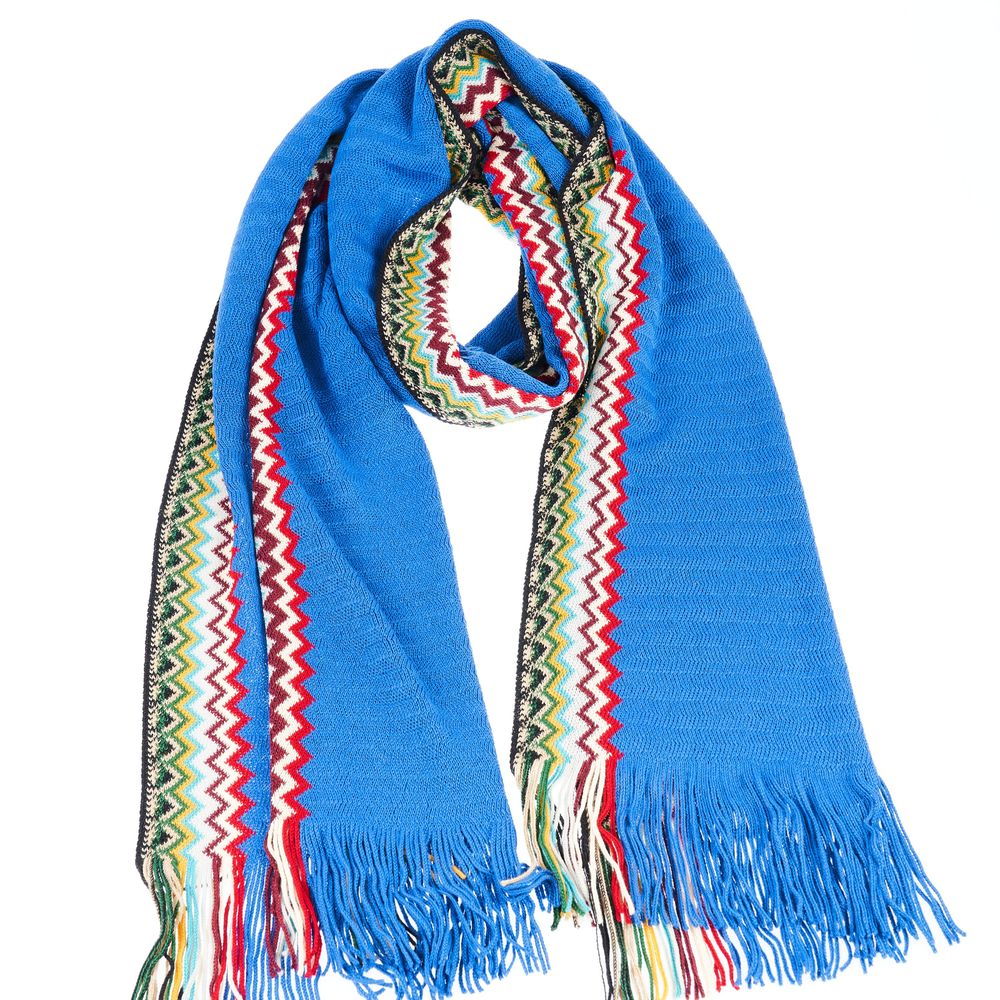 Missoni Wool Scarf in Blue