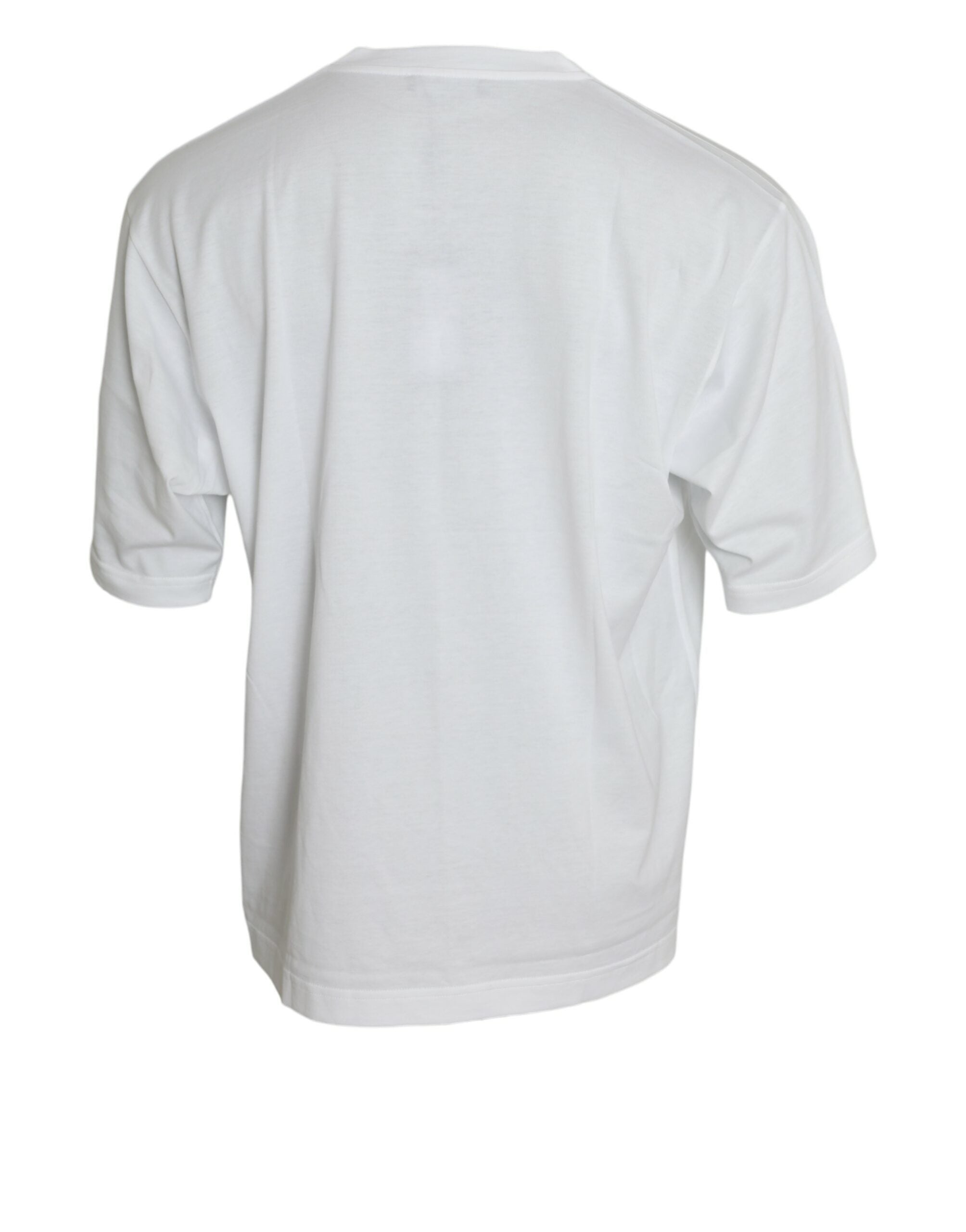 White Cotton Short Sleeves Crewneck T-shirt mens luxury fashion - Mens Edit