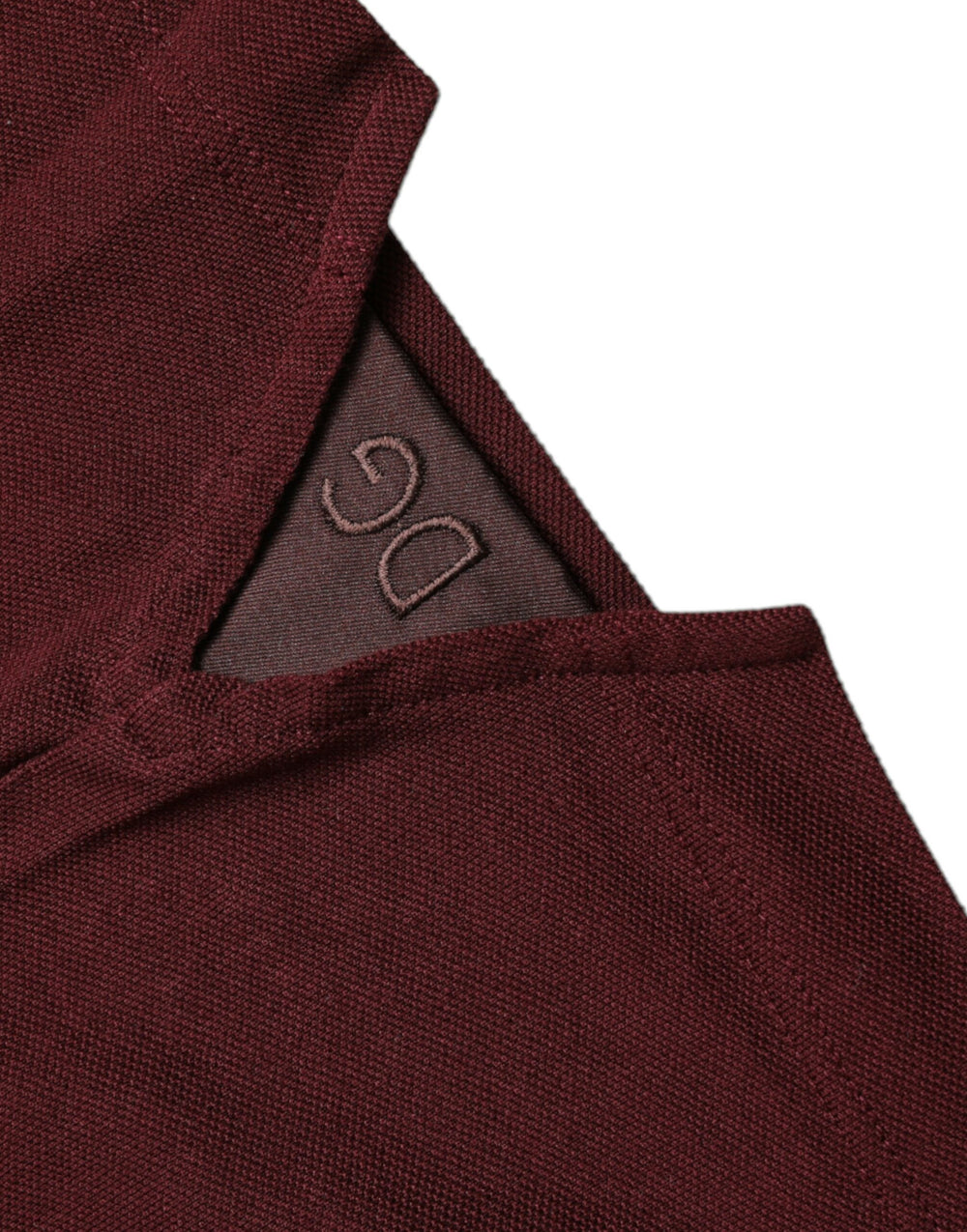 Dolce & Gabbana Cotton Polo Shirt in Maroon
