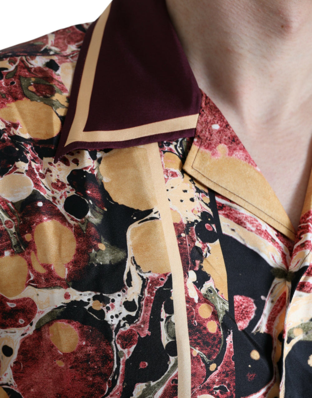 Dolce & Gabbana 100% Silk Shirt in Multicolor