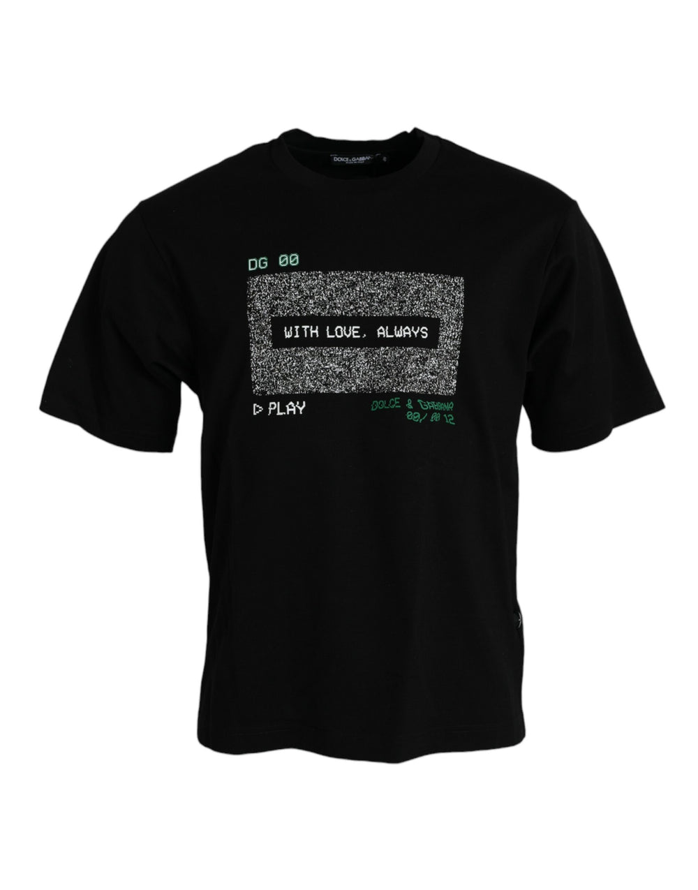 Dolce & Gabbana 100% Cotton T-shirt in Black