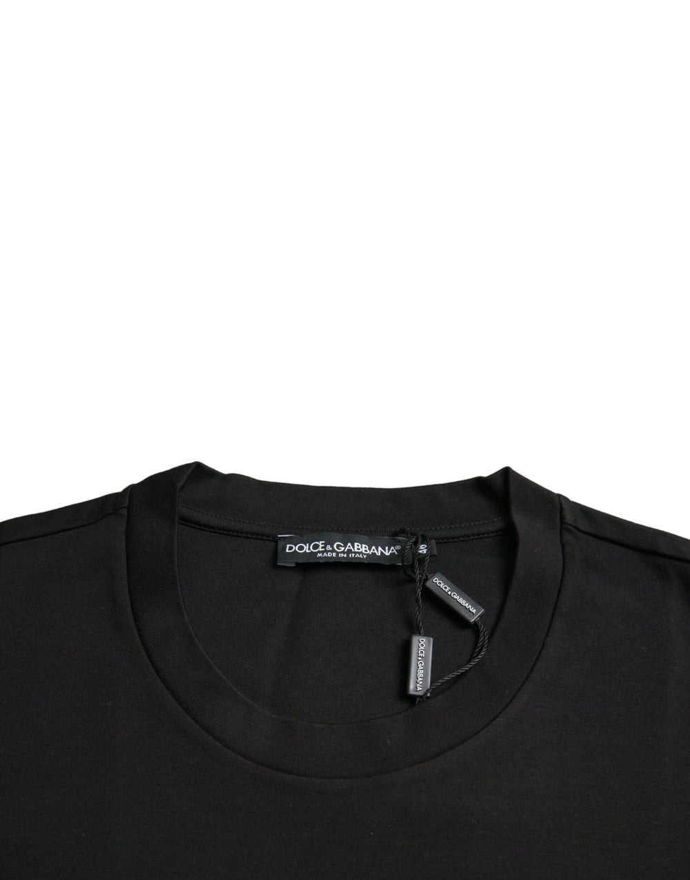 Dolce & Gabbana 100% Cotton T-shirt in Black