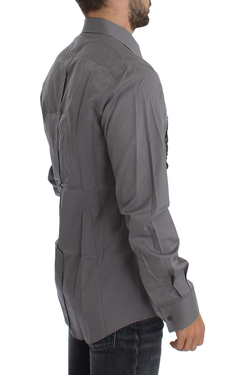 Dolce & Gabbana Cotton Dress Shirt in Light Purple