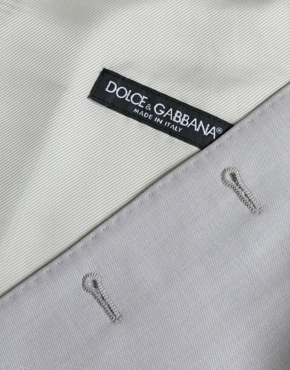 Dolce & Gabbana Virgin Wool and Silk Waistcoat in Light Grey
