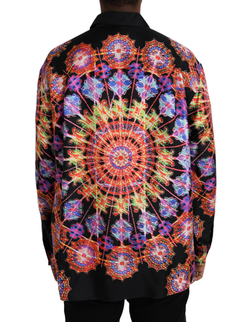 Dolce & Gabbana 100% Silk Casual Shirt in Multicolor