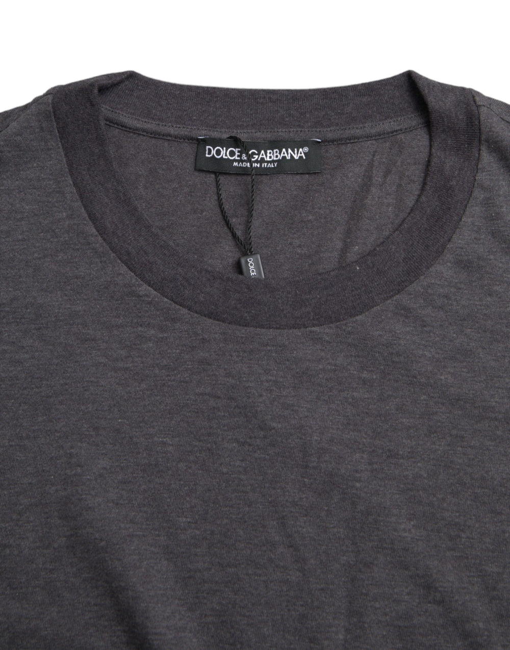 Dolce & Gabbana 100% Cotton T-shirt in Grey