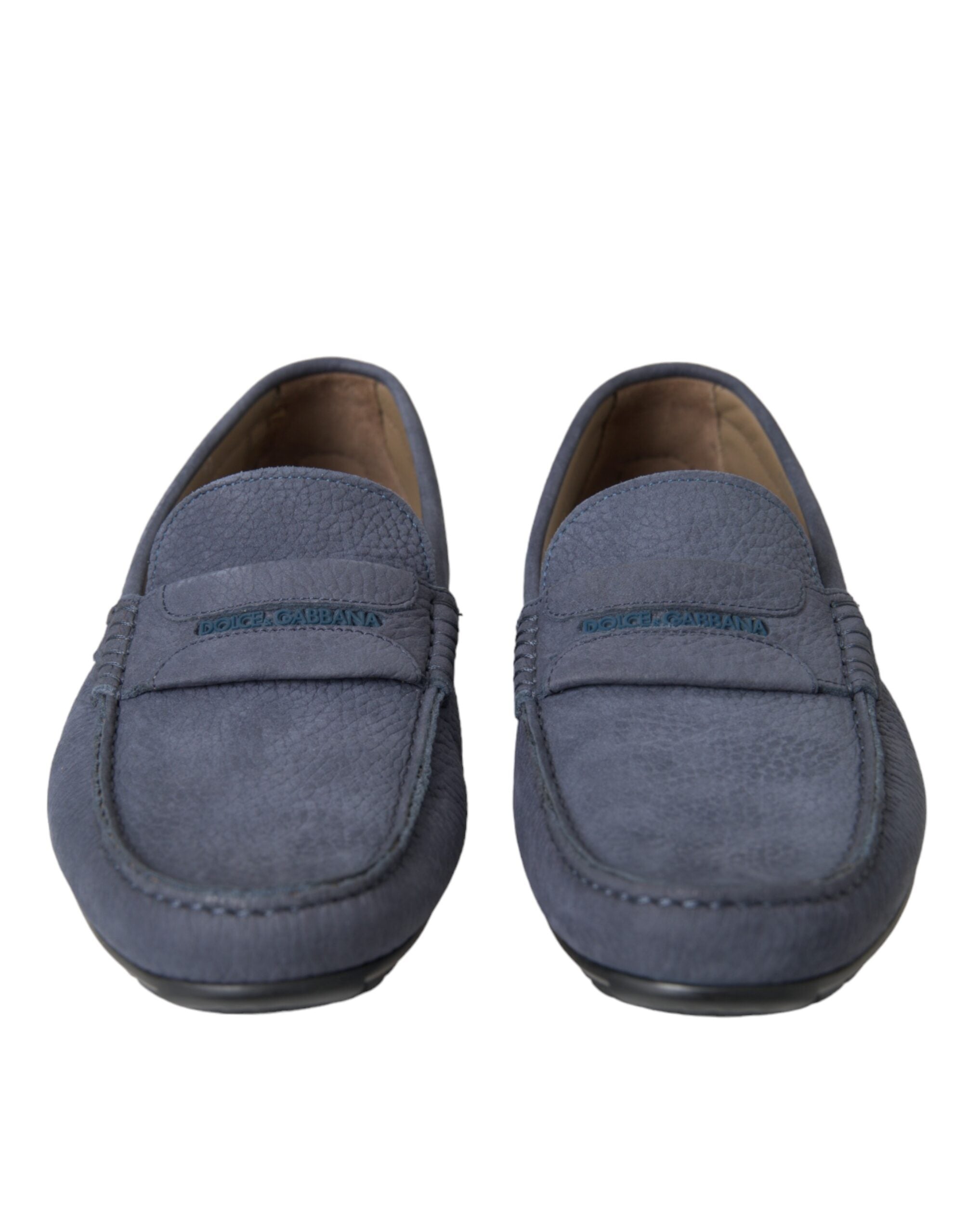 Dolce & Gabbana Δερμάτινα Loafers από δέρμα μοσχαριού σε Μπλε