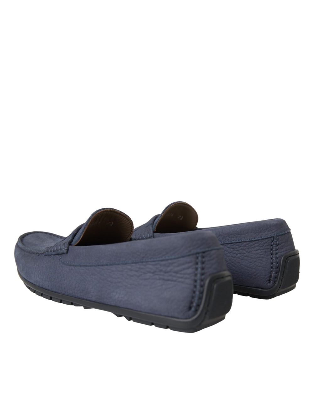 Dolce & Gabbana Calf Leather Loafers in Blue