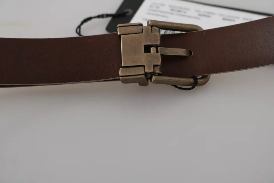 Cream Beige Gold Buckle Waist Leather Belt mens luxury fashion - Mens Edit