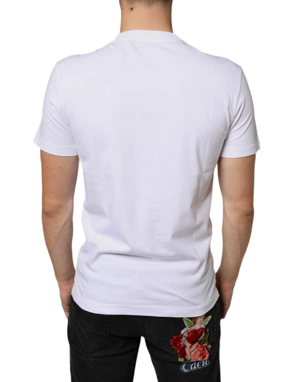 Dolce & Gabbana 100% Cotton T-shirt in White