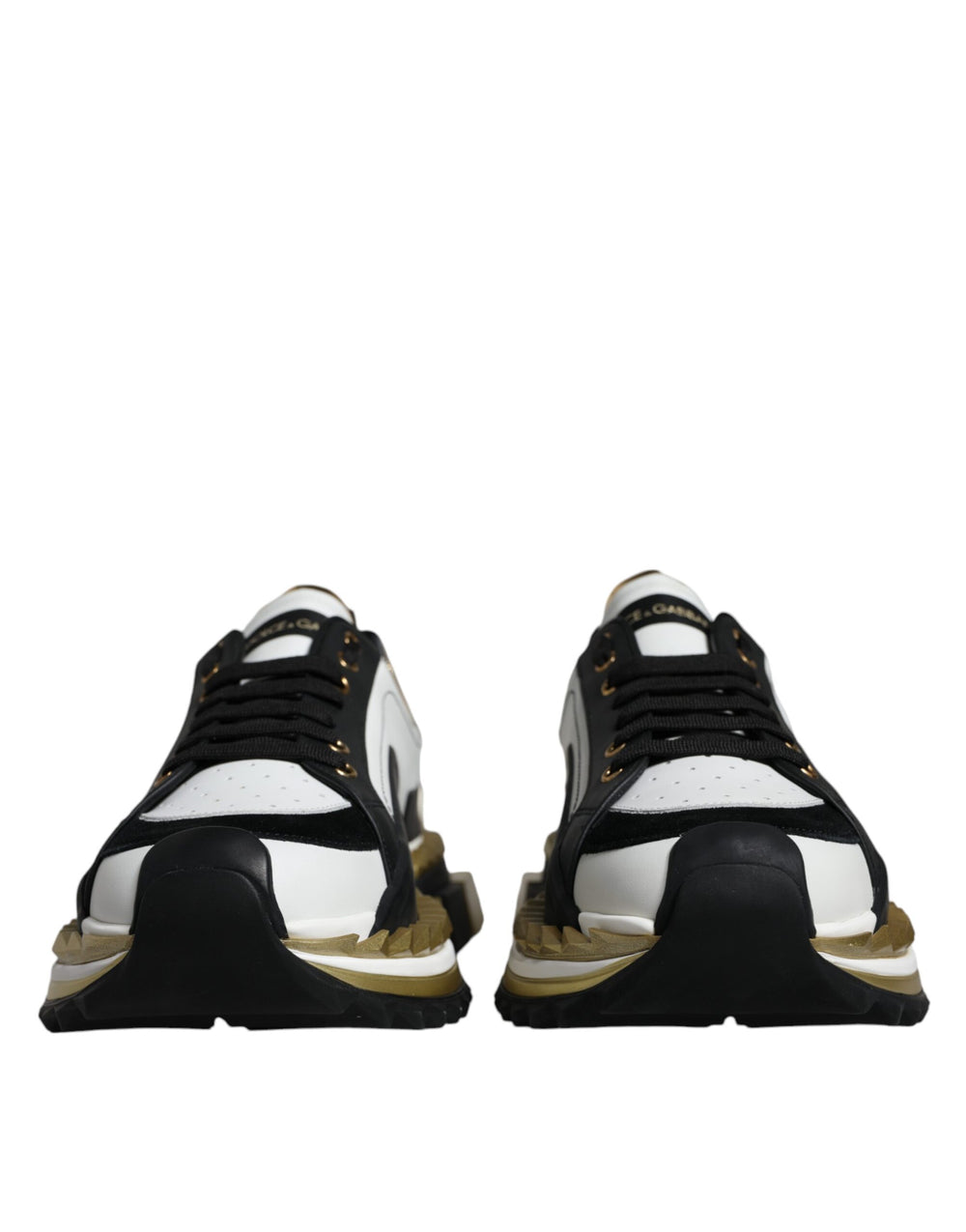 White Gold Black Leather SUPER KING Sneakers Shoes mens luxury fashion - Mens Edit