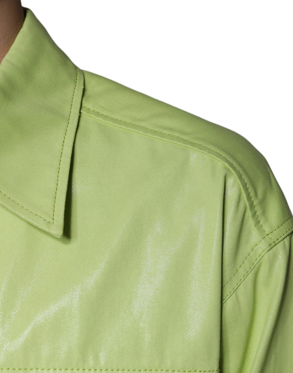 Dolce & Gabbana 100% Cotton Button-Down Shirt in Green