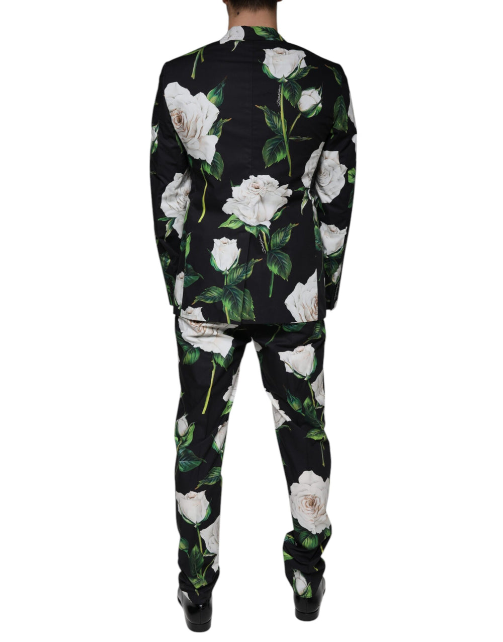 Dolce & Gabbana Cotton Two-Piece Suit in Black