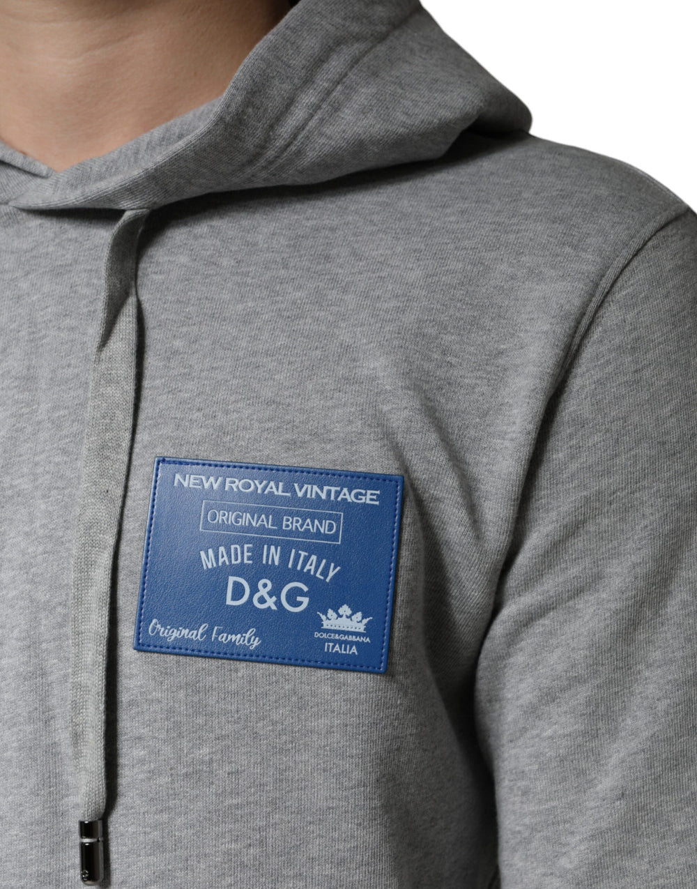 Dolce & Gabbana Cotton Hoodie in Grey