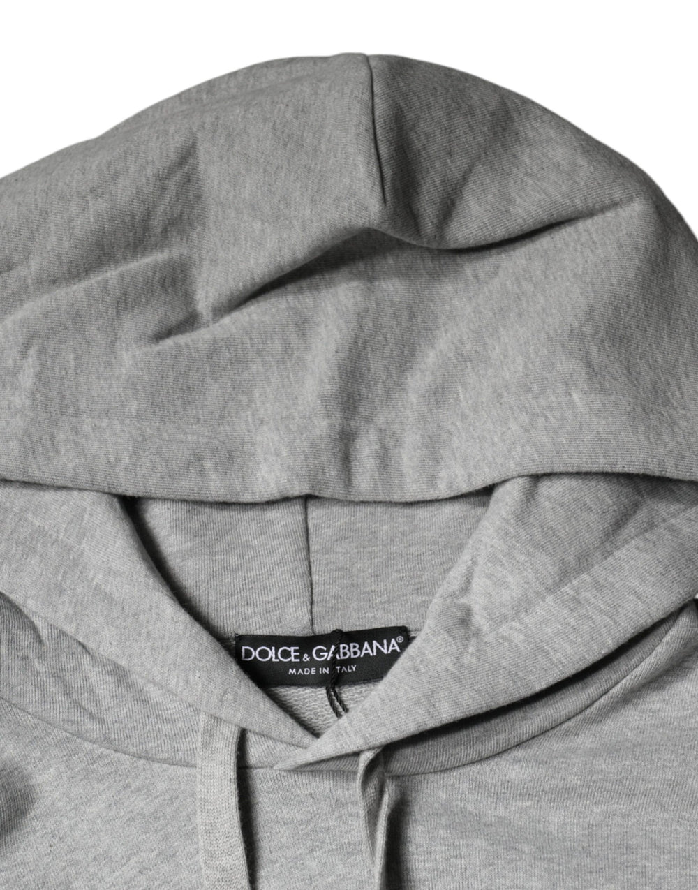 Dolce & Gabbana Cotton Hoodie in Grey