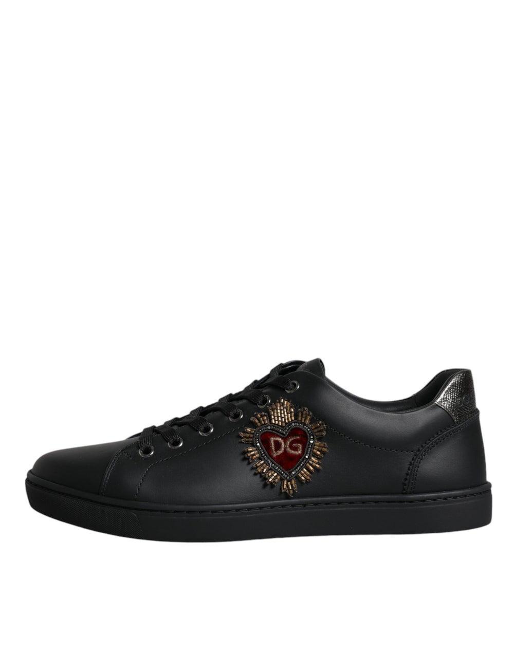 Dolce & Gabbana Calf Leather Sneakers in Black