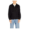 Armani Exchange Black Cotton Men's Logo Hoodie - Designer | Mens Edit