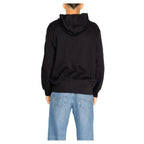 Armani Exchange Black Cotton Hoodie
